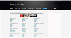 Desktop Screenshot of eco-annuaire.com