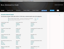 Tablet Screenshot of eco-annuaire.com